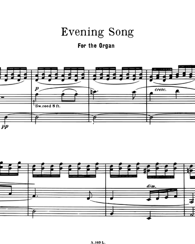 Evening song