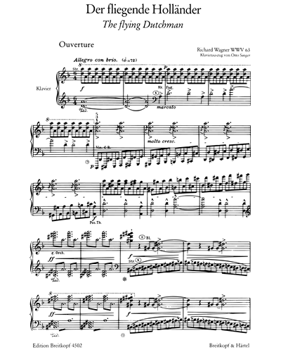 Opera Vocal Score [de]/[en]