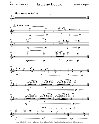 [Solo] Clarinet 1 in A