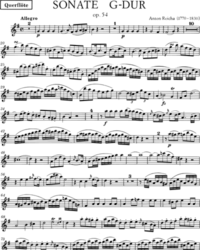 Sonate in G-dur op. 54