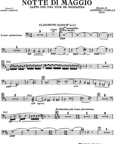 Bass Clarinet 1 in A