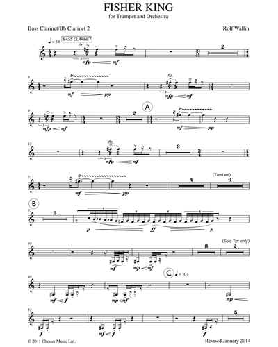 Bass Clarinet/Clarinet 2 in Bb