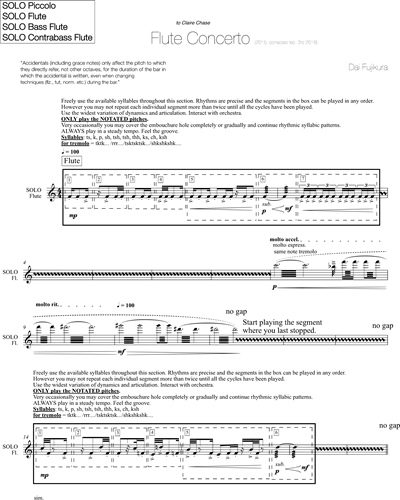 [Solo] Flute/Piccolo/Bass Flute/Contrabass Flute
