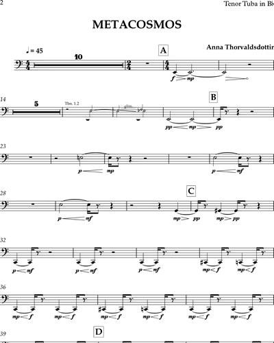 Tenor Tuba in Bb/Euphonium (Alternative)