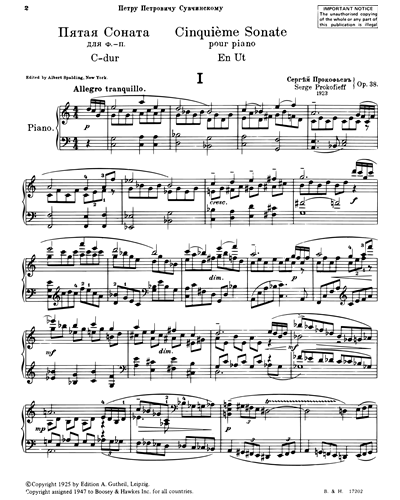 Piano Sonata No. 5, op. 38