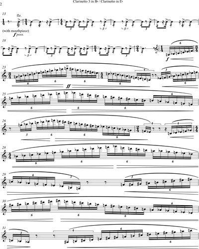 Clarinet in Bb 3/Clarinet in Eb