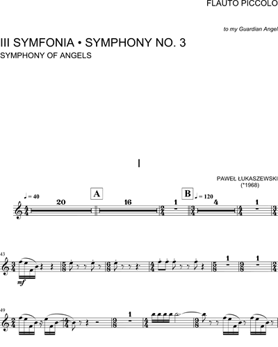 Symphony No. 3 - Symphony of Angels