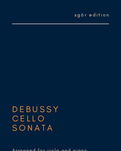 Debussy Cello Sonata