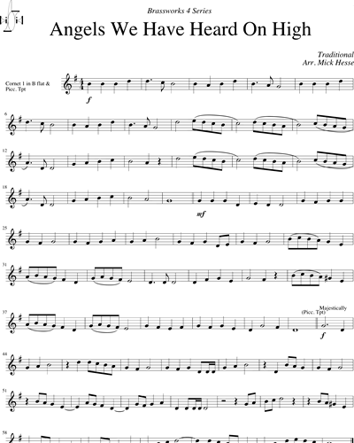Cornet in Bb 1 & Piccolo Trumpet