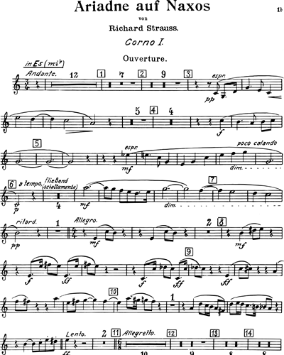Ariadne auf Naxos (II). Overture