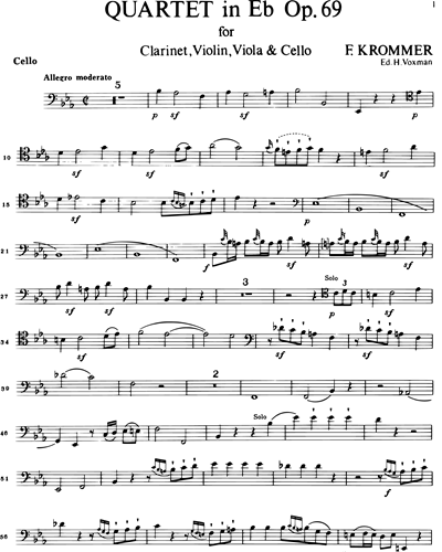Quartett in Es op. 69