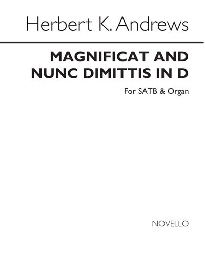 Magnificat and Nunc Dimittis (for Soprano Solo and SATB)