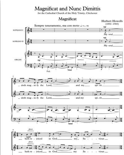 "Magnificat" & "Nunc Dimittis" (Chichester)