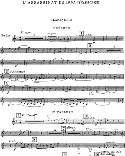 Clarinet in A