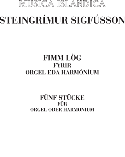 Fimm lög