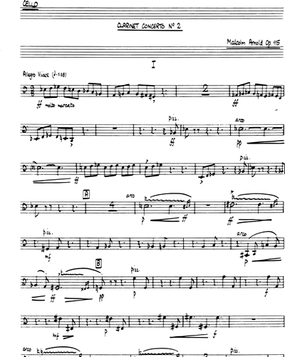 Concerto for Clarinet No. 2