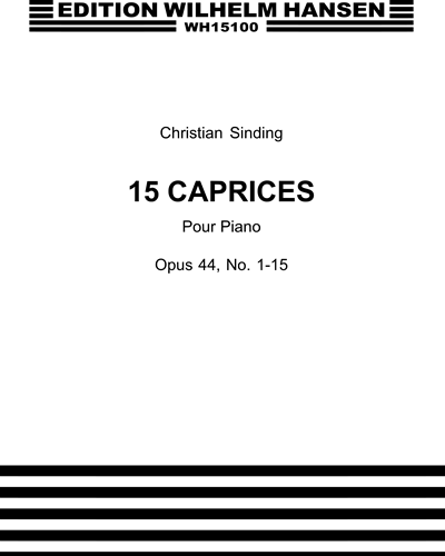 15 Caprices, Op. 44