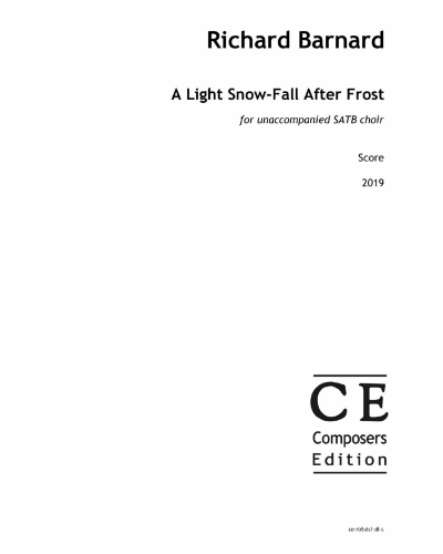A Light Snow-Fall After Frost