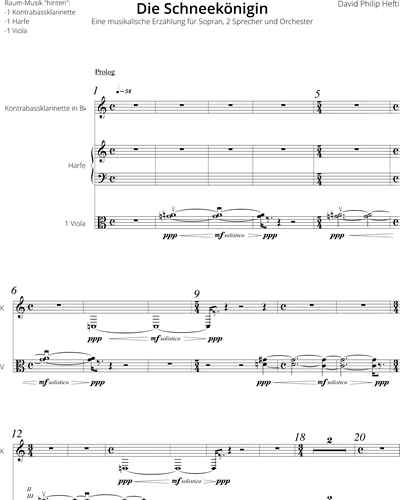 [Off-Stage] Contrabass Clarinet & Harp & Viola