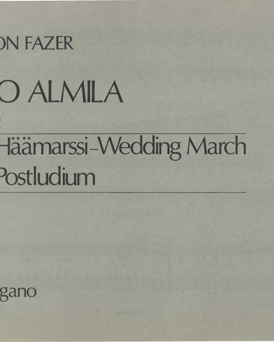 Häämarssi-Wedding March & Postludium