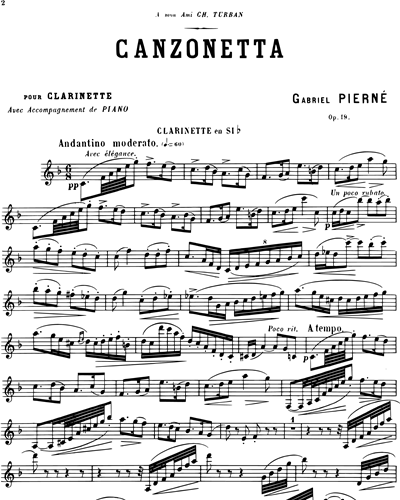 Canzonetta Op. 19