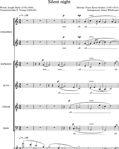 Children's Chorus & Mixed Chorus (Optional) & Piano