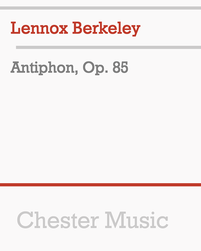 Antiphon, Op. 85 