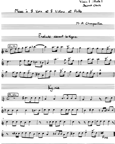 [Choir 2] Violin 1/Flute 1