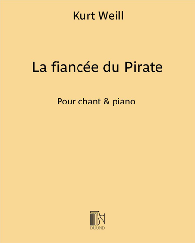 La fiancée du Pirate (extrait de "L'Opéra de quat'sous")