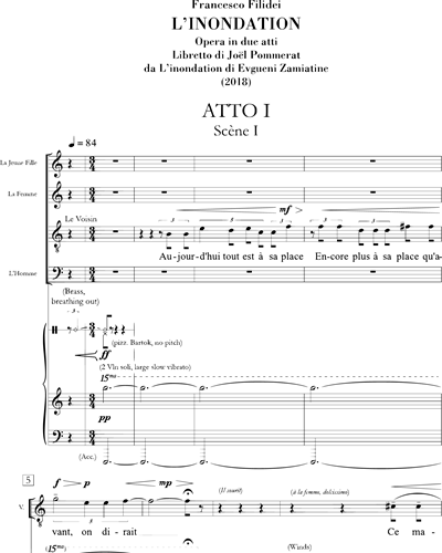 Vocal Score & Piano Reduction