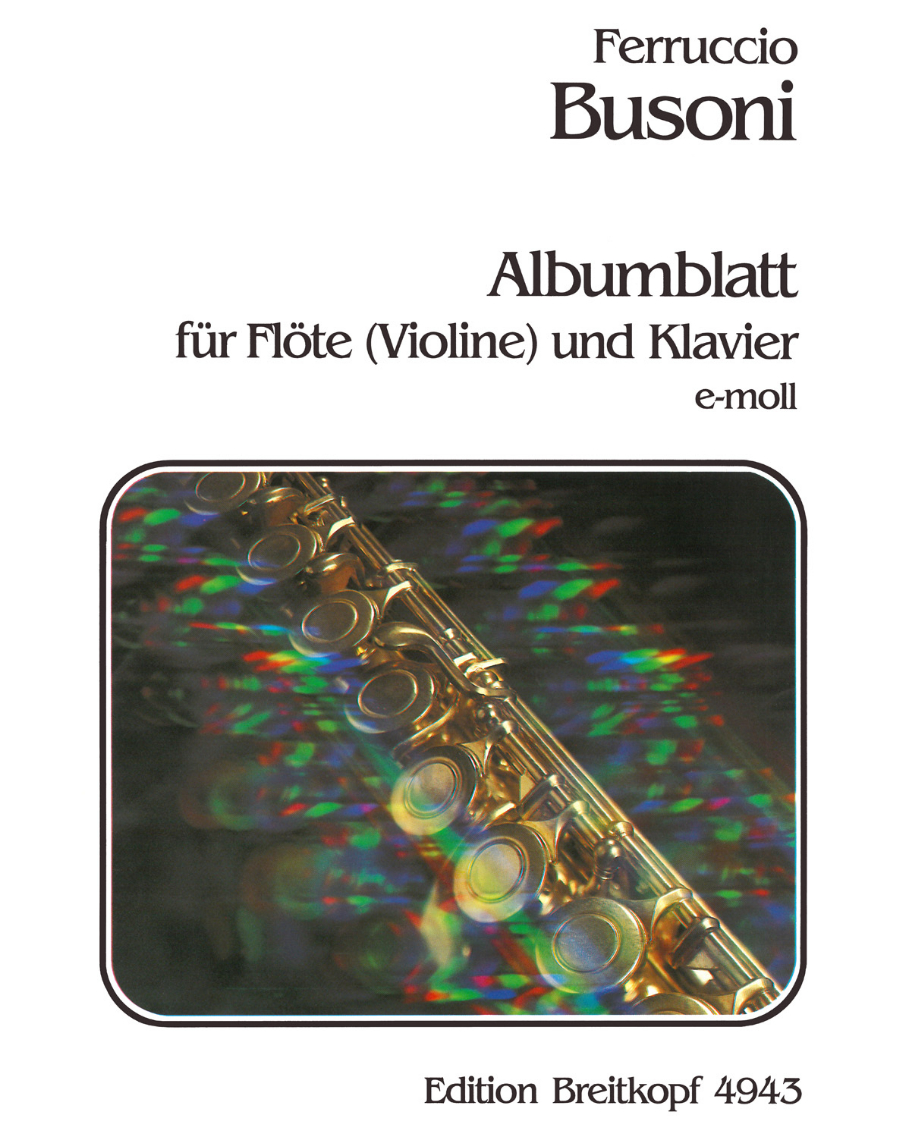 Albumblatt e-moll Busoni-Verz. 272