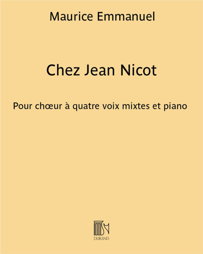 Chez Jean Nicot (extrait n. 1 de "Chansons bourguignonnes du pays de Beaune")