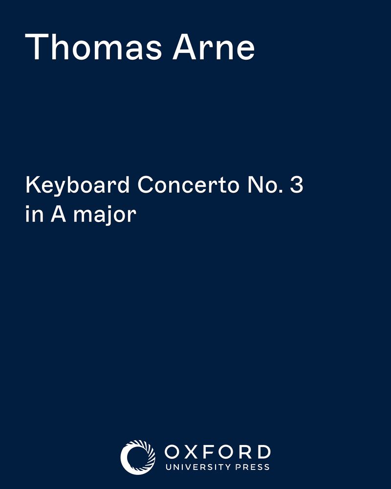 Keyboard Concerto No. 3 in A major