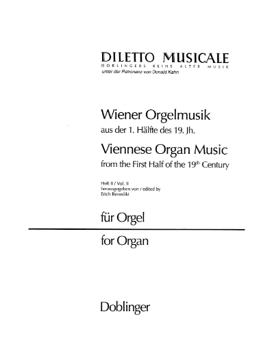Viennese Organ Music, Volume 2