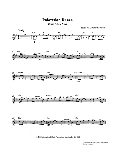 Polovtsian Dance