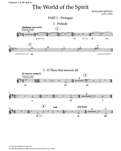 Clarinet in Bb 2/Clarinet in A