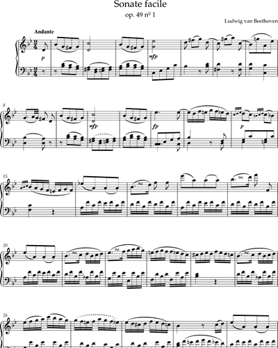 Two Sonatas for Pianoforte G minor, G major op. 49