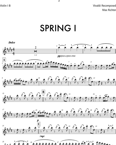 The Four Seasons Recomposed: Spring 1