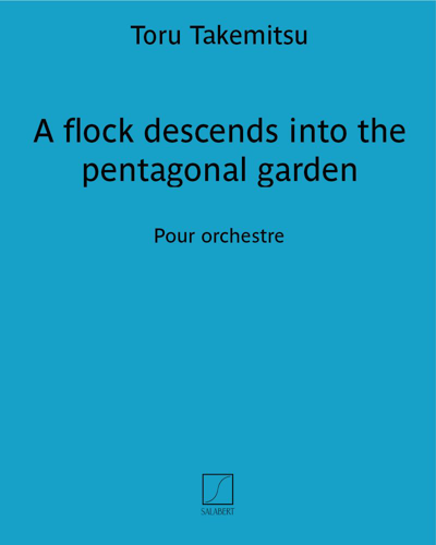 A flock descends into the pentagonal garden