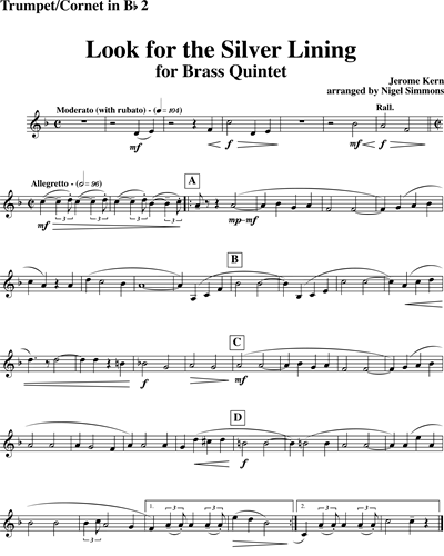 Trumpet in Bb/Cornet in Bb 2 (Alternative)