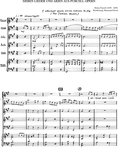 Sieben Lieder und Arien aus Purcell-Opern