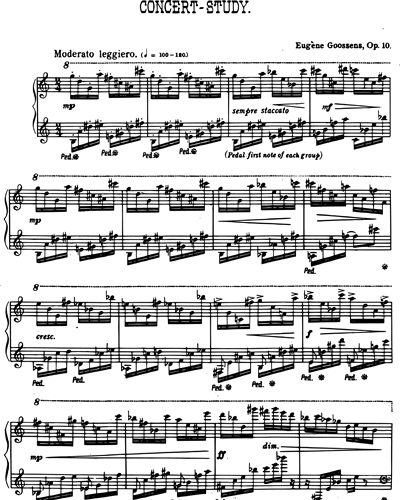 Concert Study for the Pianoforte, Op. 10