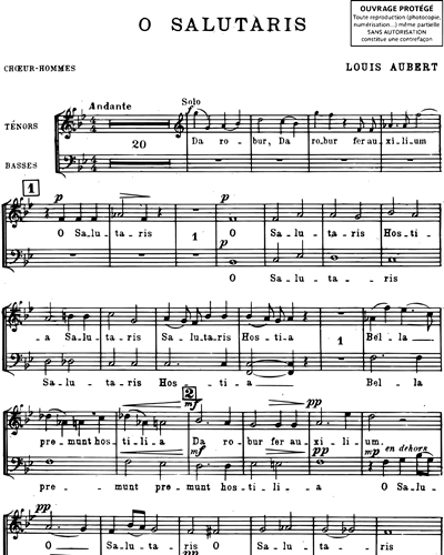 Male Chorus (ad libitum)