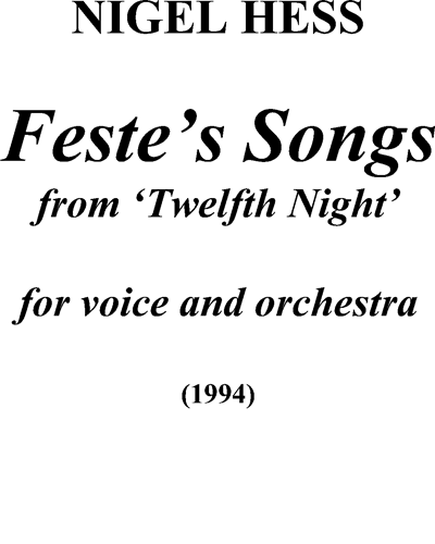 Feste's Songs