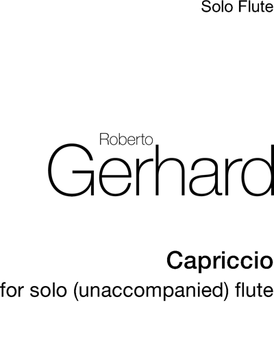 Capriccio for Solo Flute
