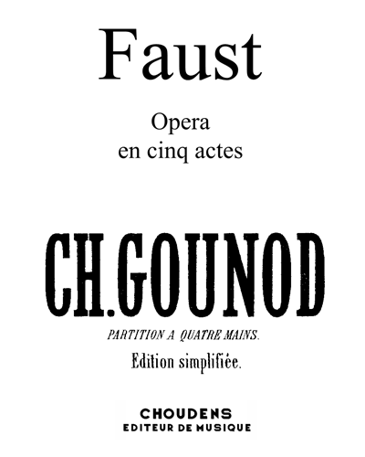 Faust (Transcription for Four Hands)