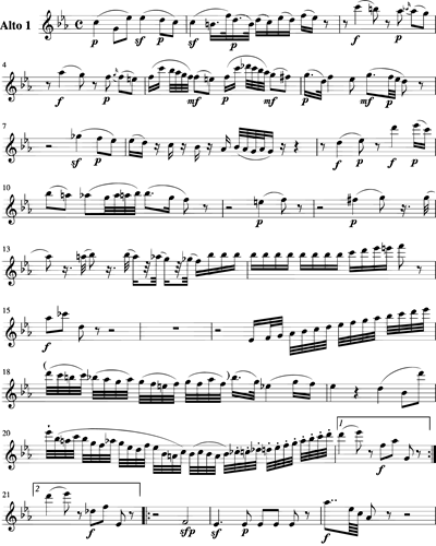 Adagio pour Quatuor d'Altos, KV 540