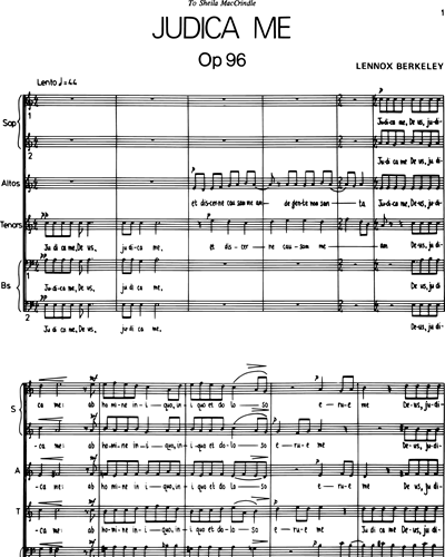 Judica Me, Op. 96
