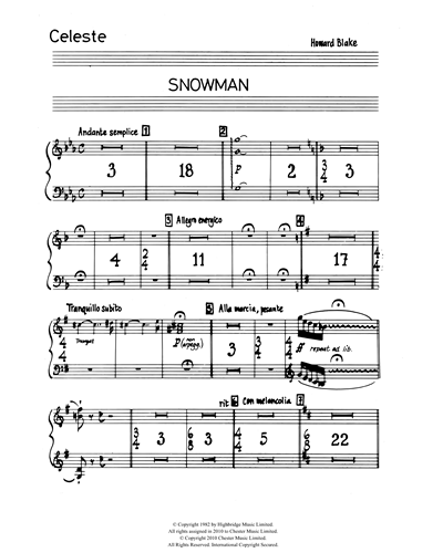 The Snowman [Concert Version]