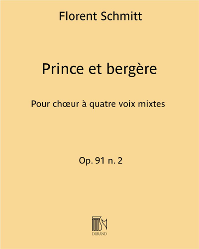 Prince et bergère (extrait n. 2 d’ "En bonnes voix") Op. 91